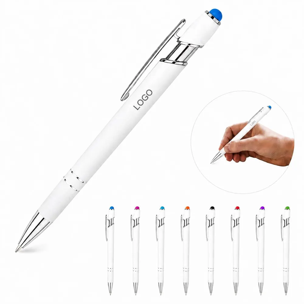 Aluminum 2-in-1 Ballpoint Pen with Capacitive Stylus
