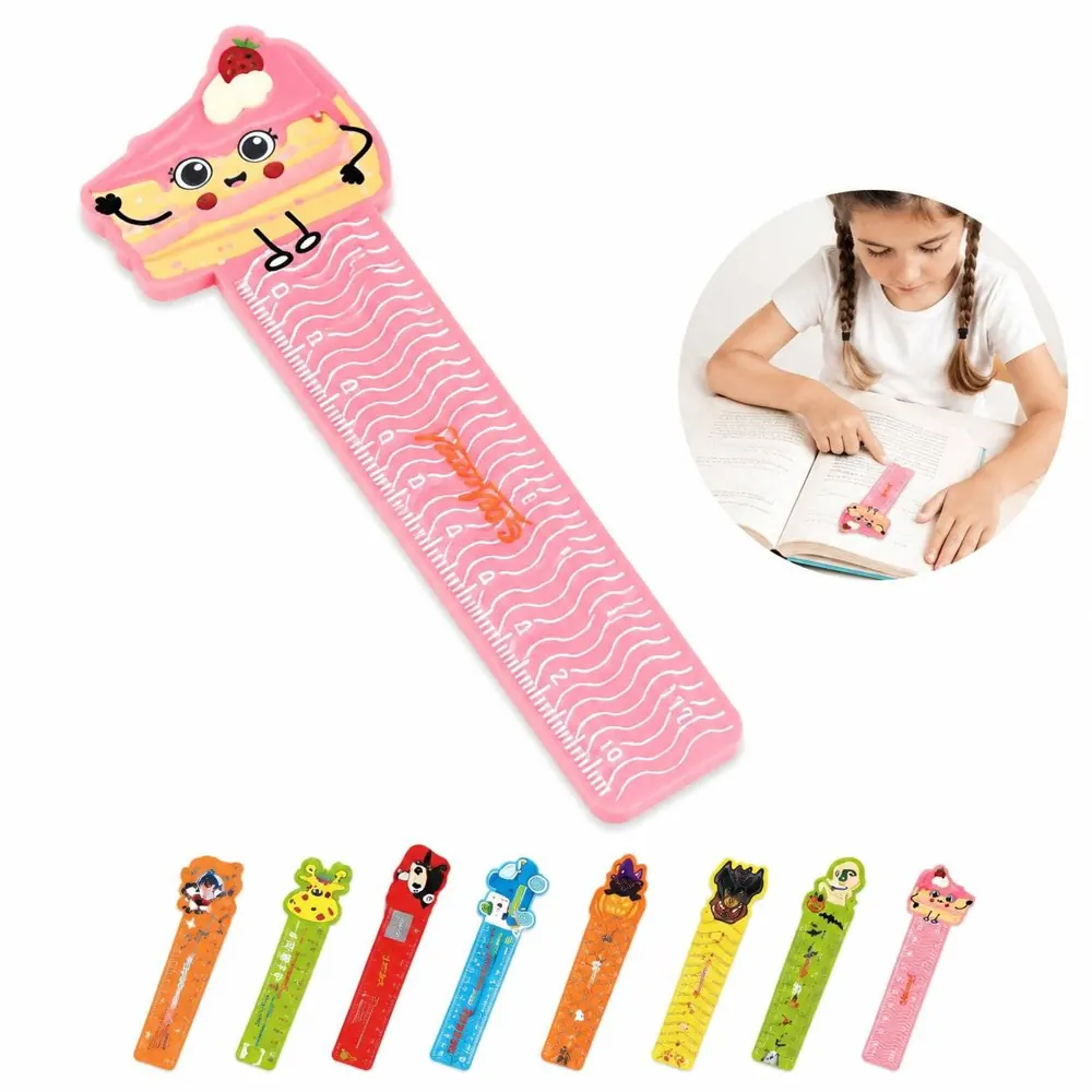 Custom Shaped PVC Ruler Bookmark Promotional Gift 2