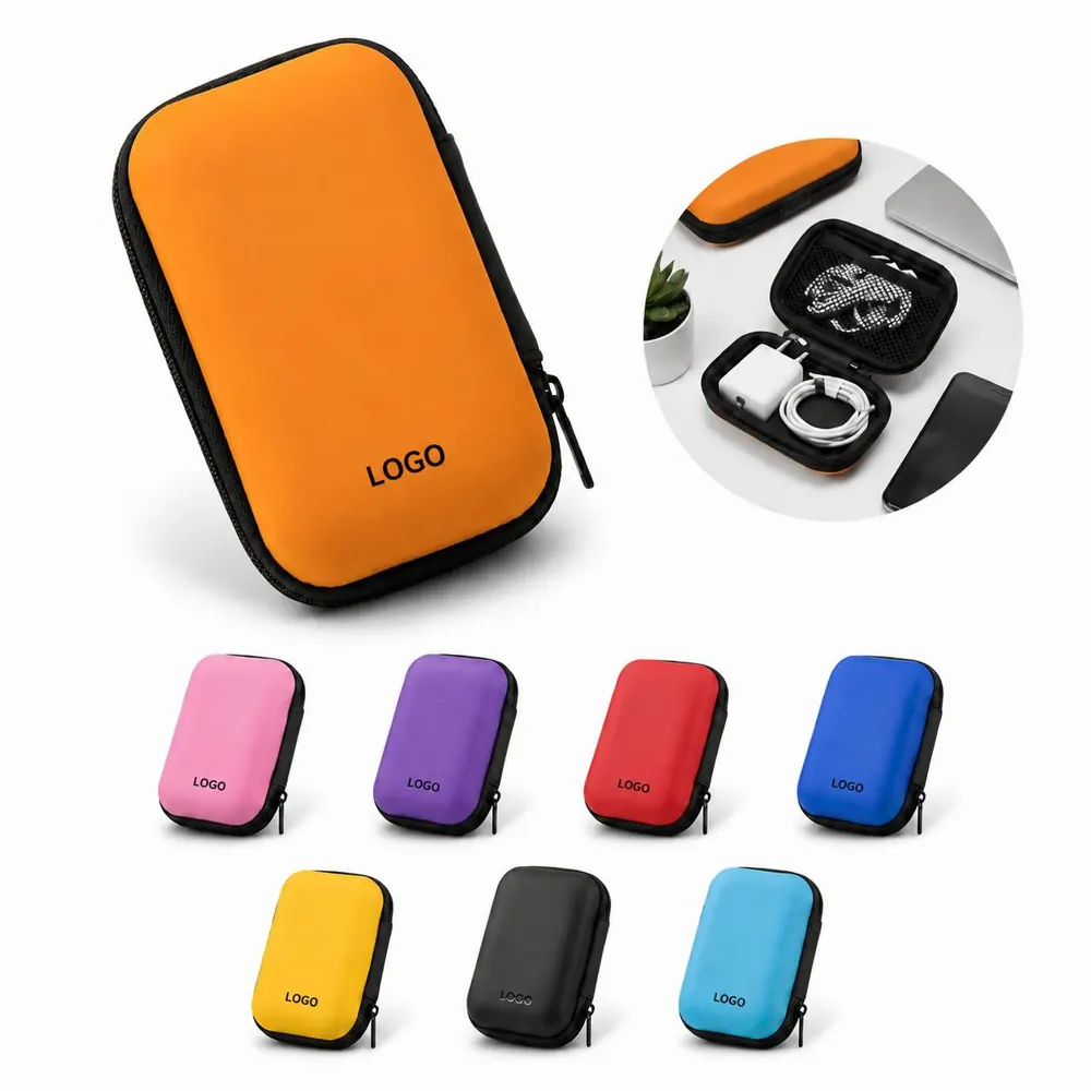 EVA Travel Organizer Case for Headphones, Shockproof Storage