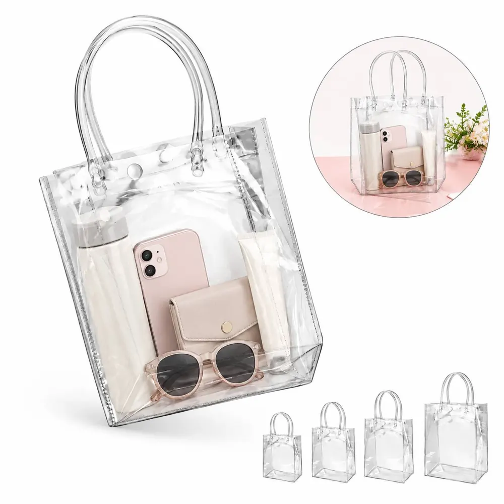 Customizable PVC Tote Bag with Water-Resistant Design 2