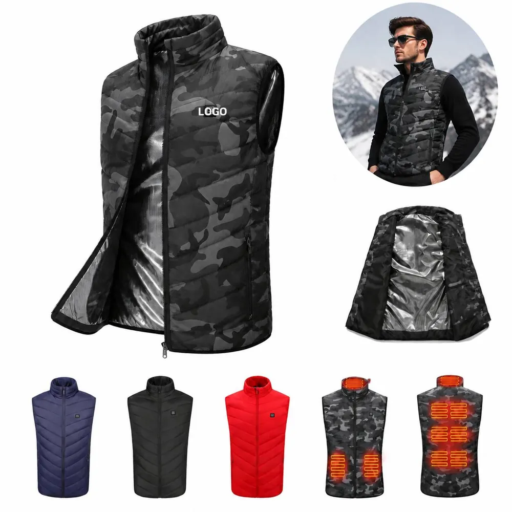 9-Zone Heated Vest for Men Women with Adjustable Settings