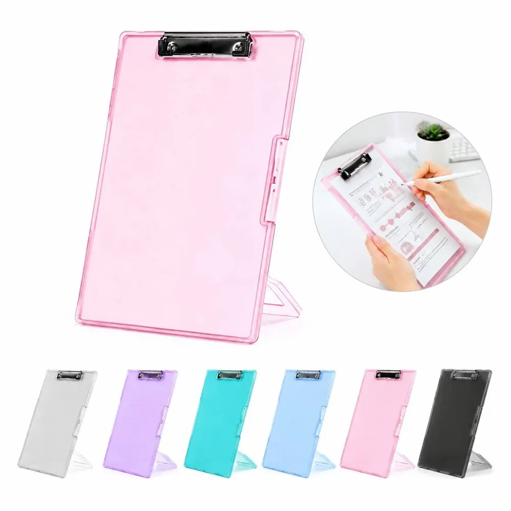 Dual Organizer Clipboard with Metal Clip, Slim Design 2