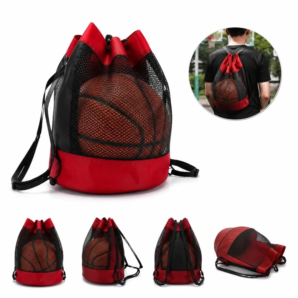 Oxford Drawstring Ball Bag with Inner Pocket, Lightweight 2