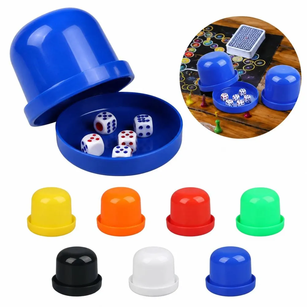 Plastic Dice Shaker Set with Textured Grip for Board Games 2
