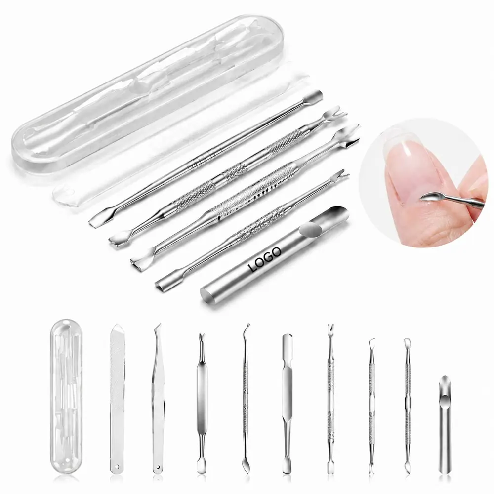Polished Nail Kit - 15-Piece Manicure Set with Cuticle Tools