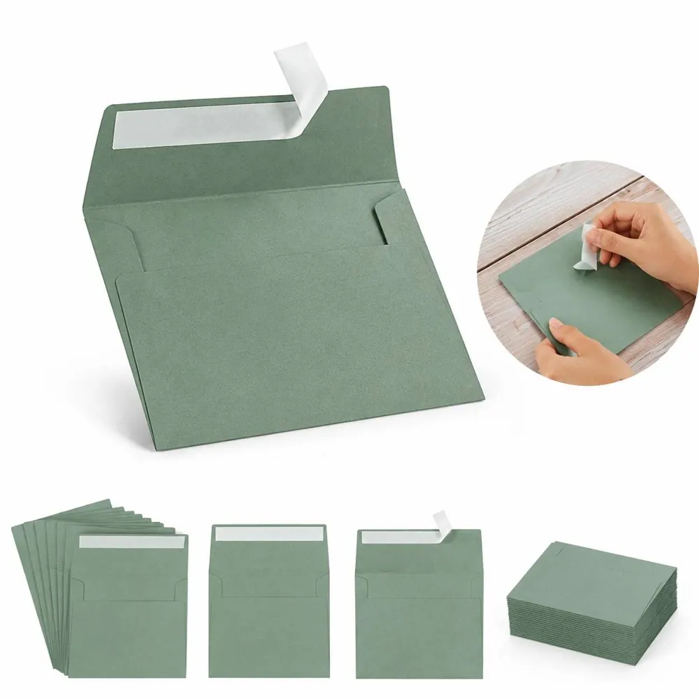 Self-Seal Kraft Envelope Bags for Invitations & Documents 2