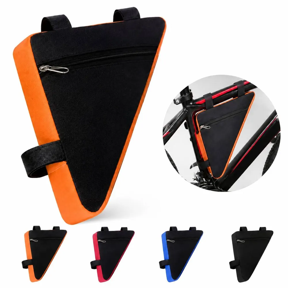 Waterproof Bike Triangle Frame Bag with Quick-Access Storage 2