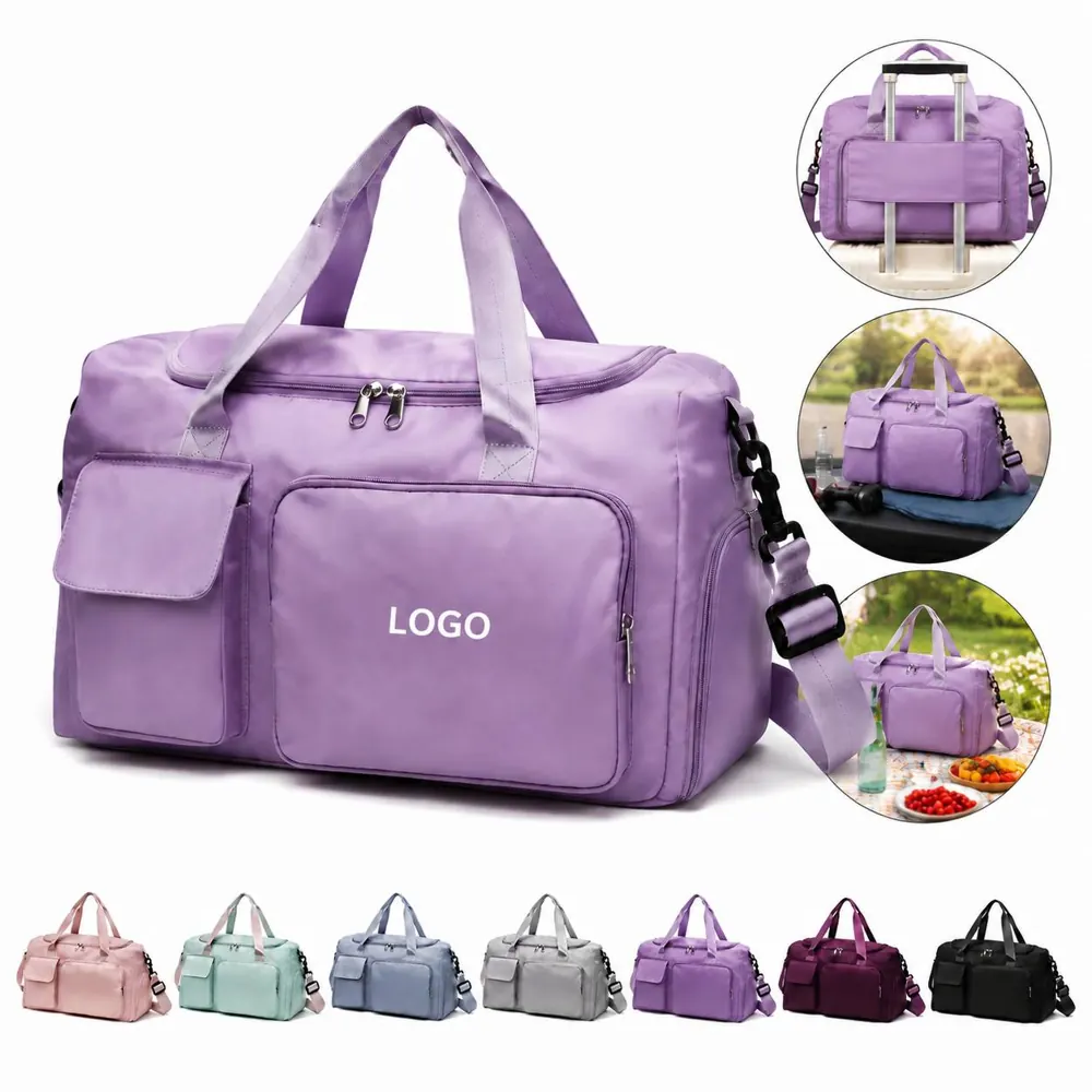 Oxford Travel & Gym Bag, Water-Resistant Large Capacity