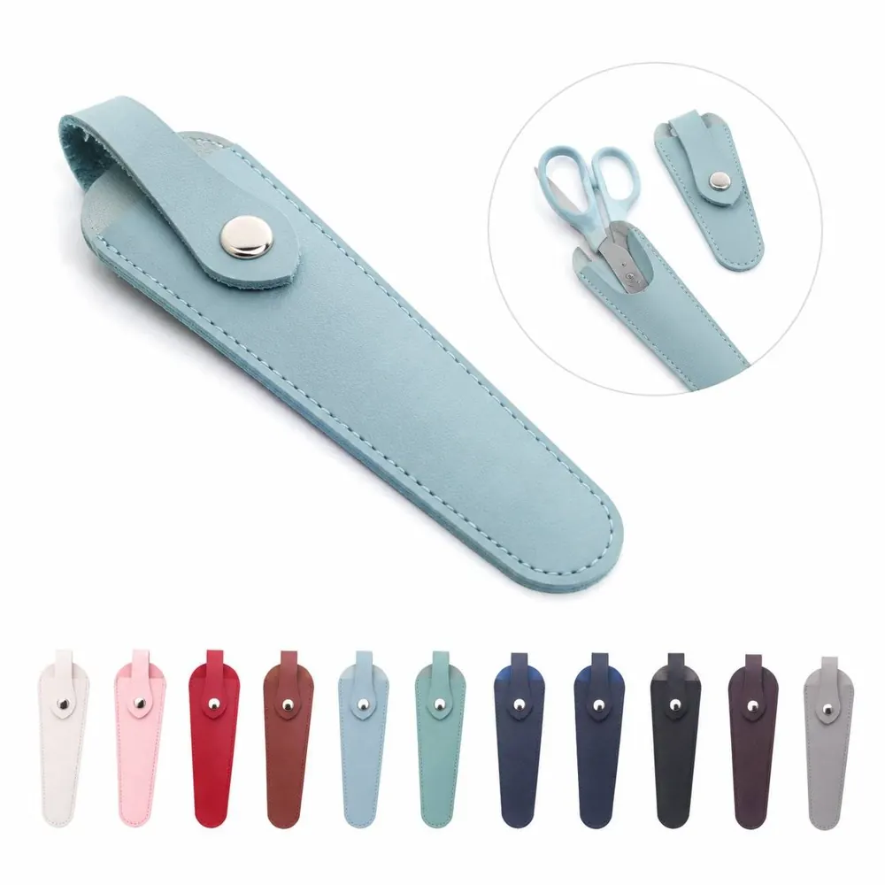 PU Leather Scissors Sheath Protective Case with Secure 2