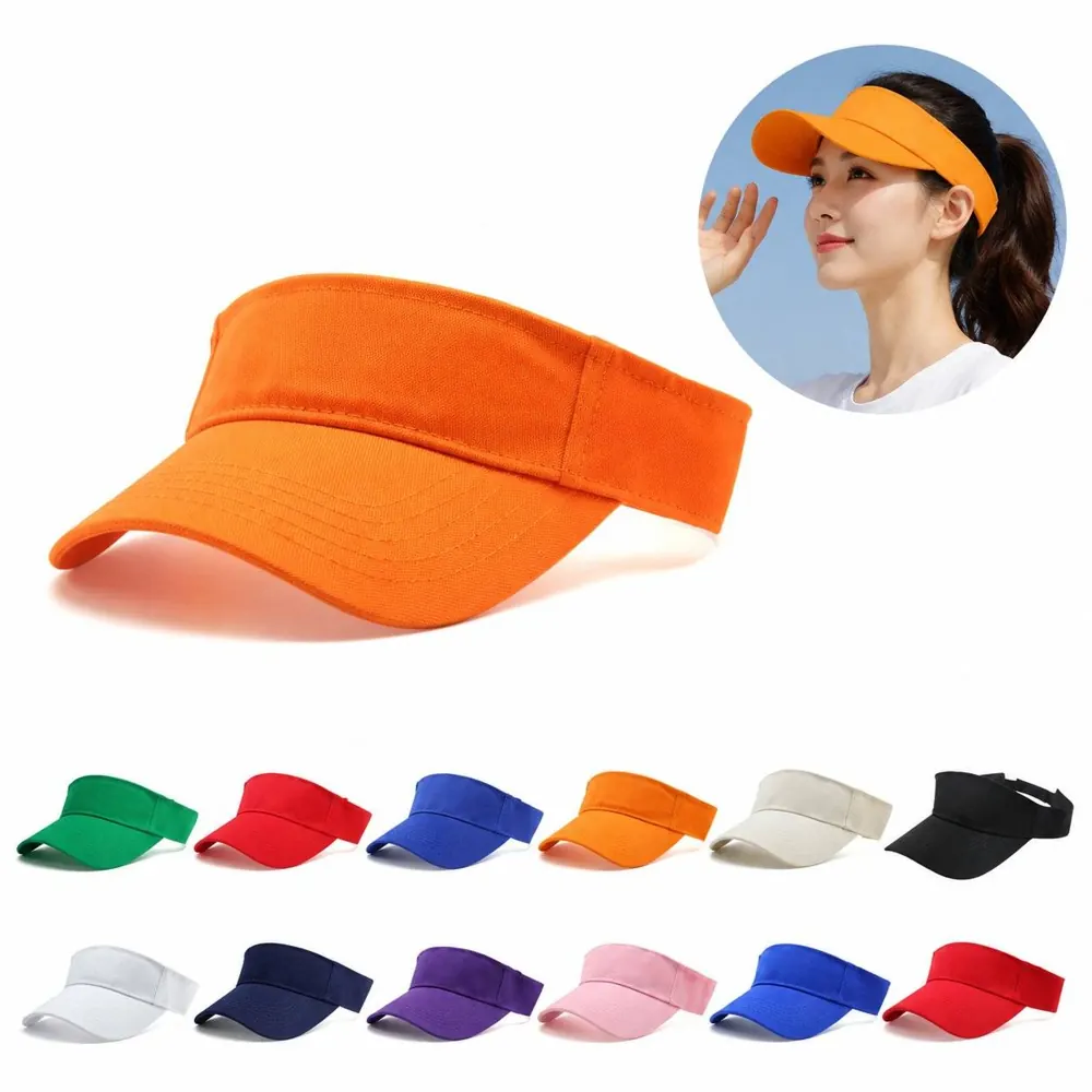 Cotton Hollow Top Sun Hat for Outdoor Sports Visor 2