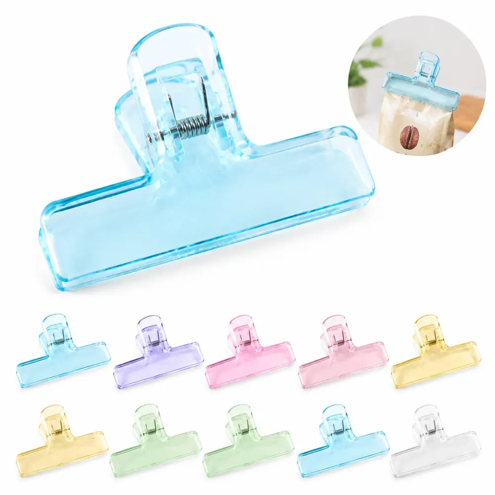 Clear Acrylic Paper Clips for Documents, Photos, and Crafts 2