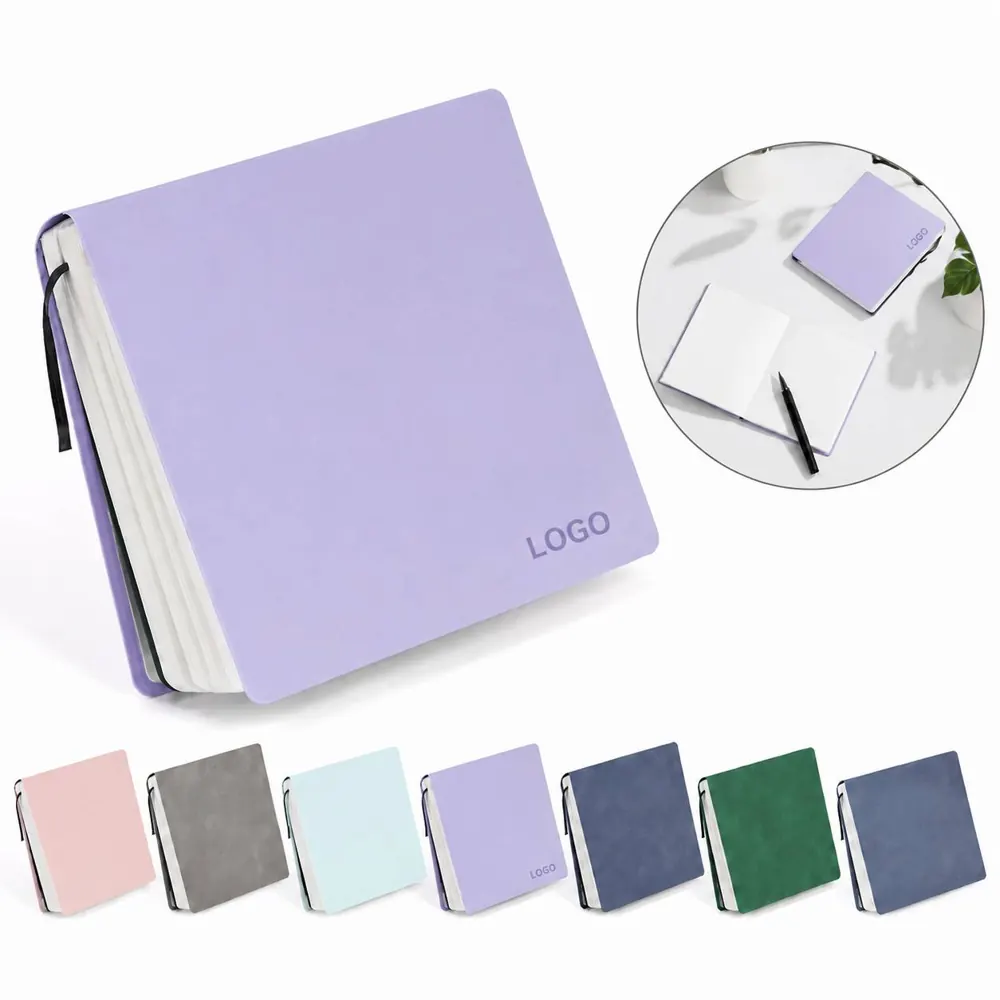 Mini PU Notebook with Pen, Portable Daily Planner