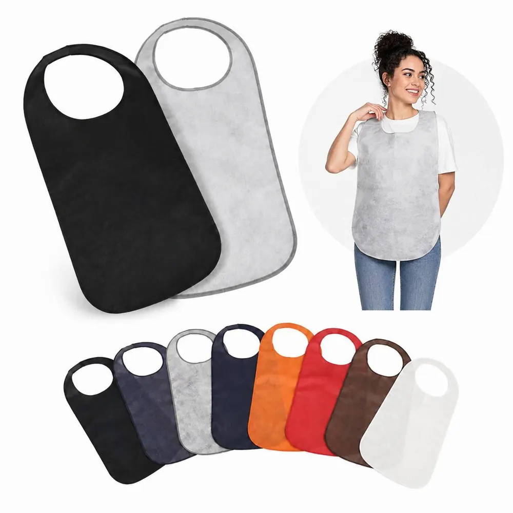Disposable Waterproof Non-Woven Hairdressing Apron Bib 2