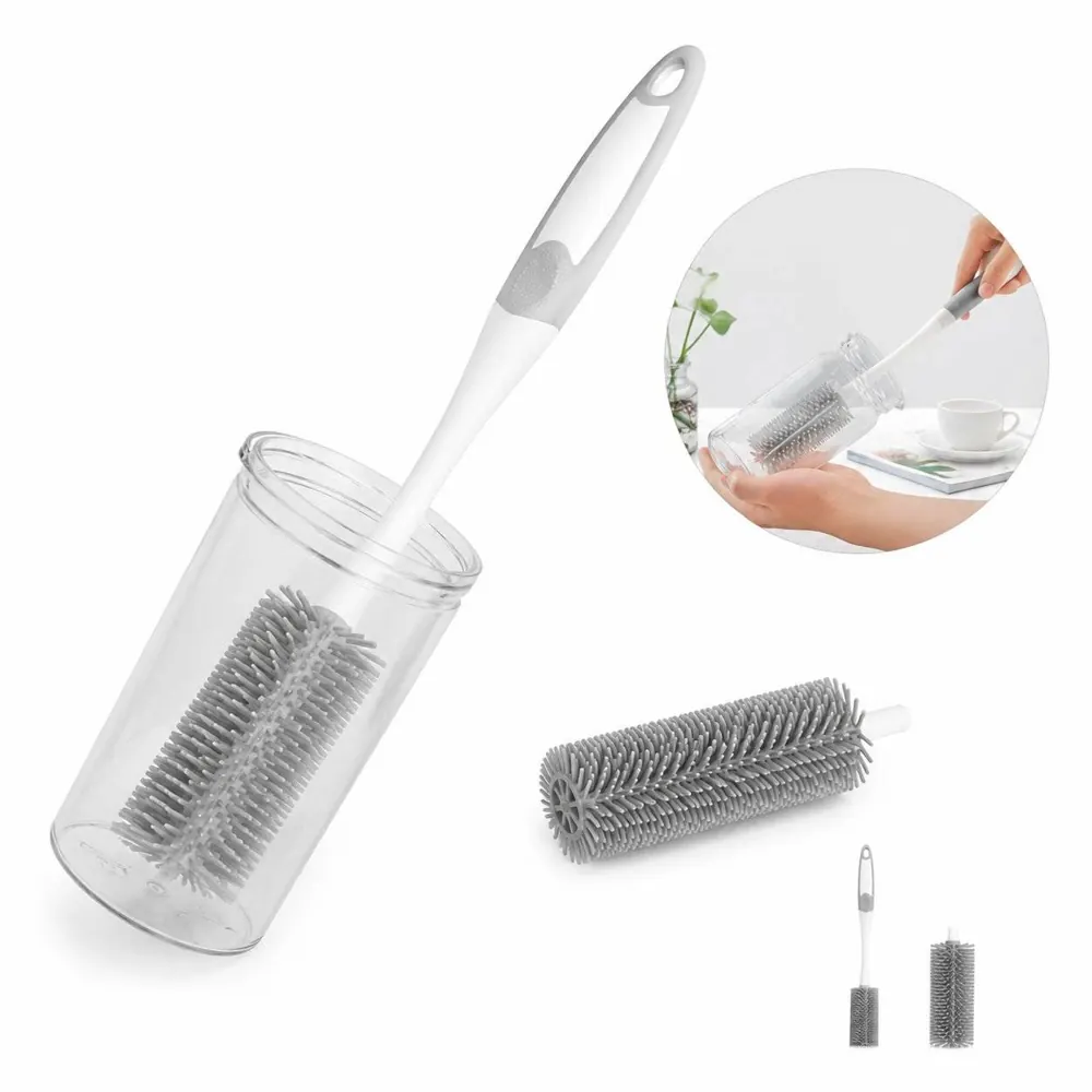 Long Handle Bottle Cleaning Brush with Flexible Reach 2