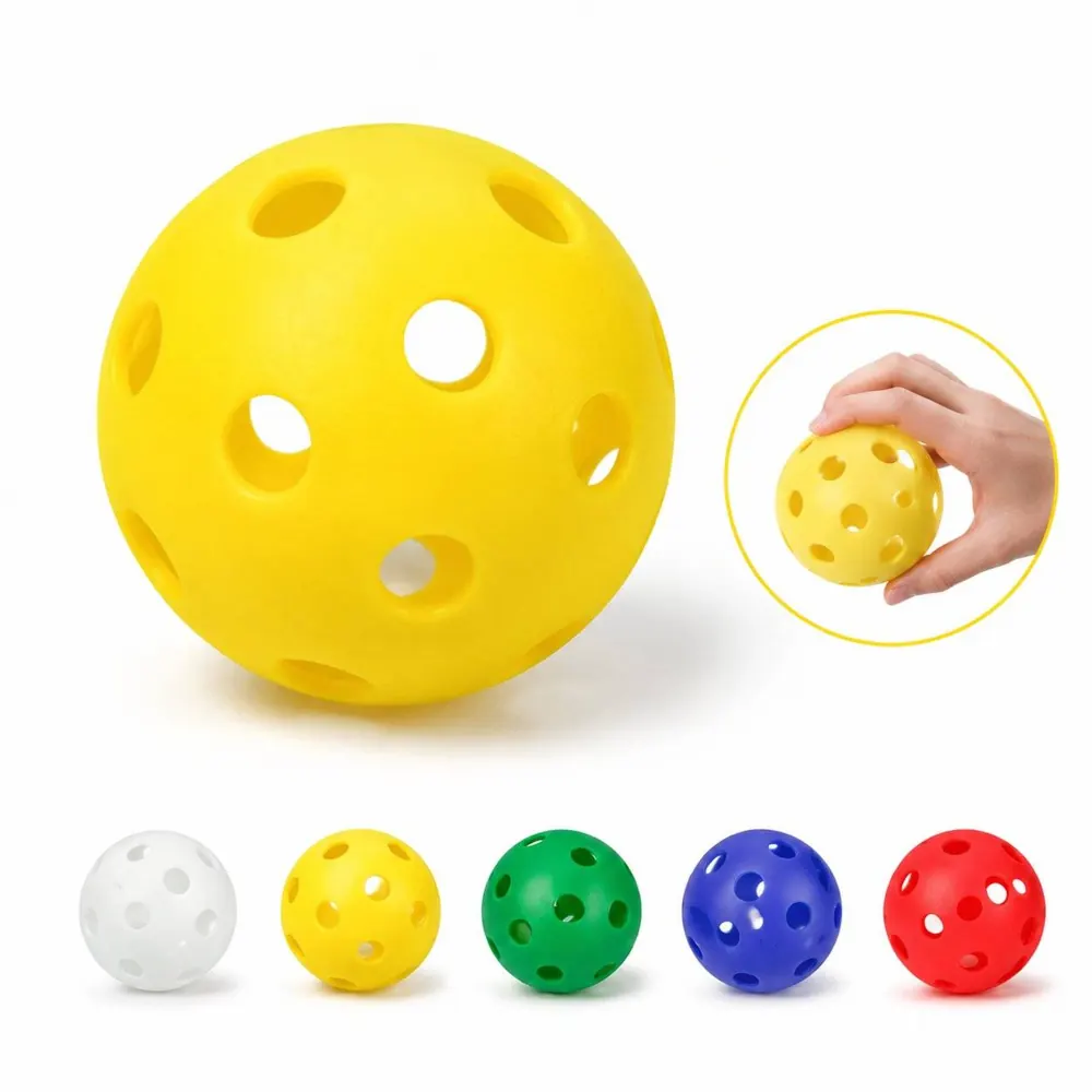 26-Hole Soft Indoor Pickleball for Quiet Gym Play 2
