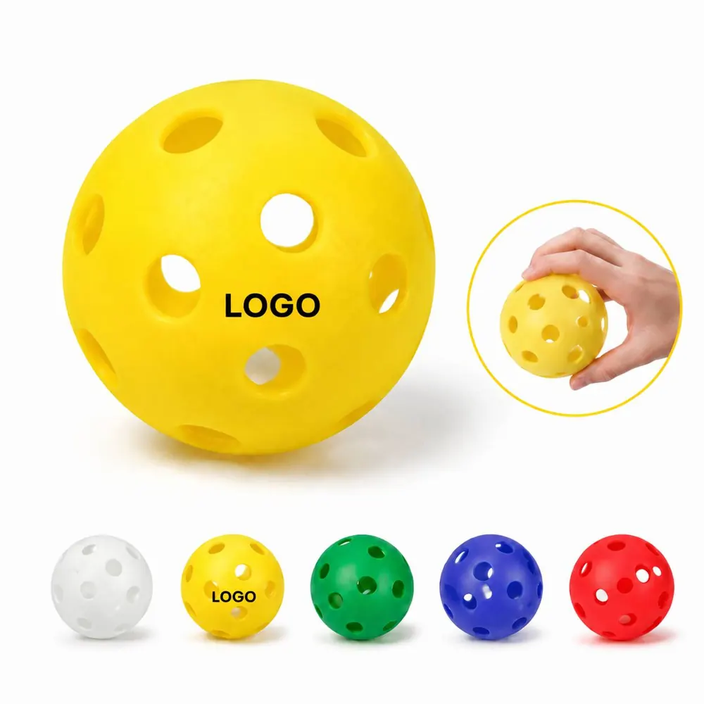 26-Hole Soft Indoor Pickleball for Quiet Gym Play