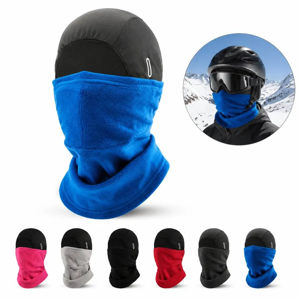 Windproof Fleece Balaclava Full Face Cover for Skiing 2