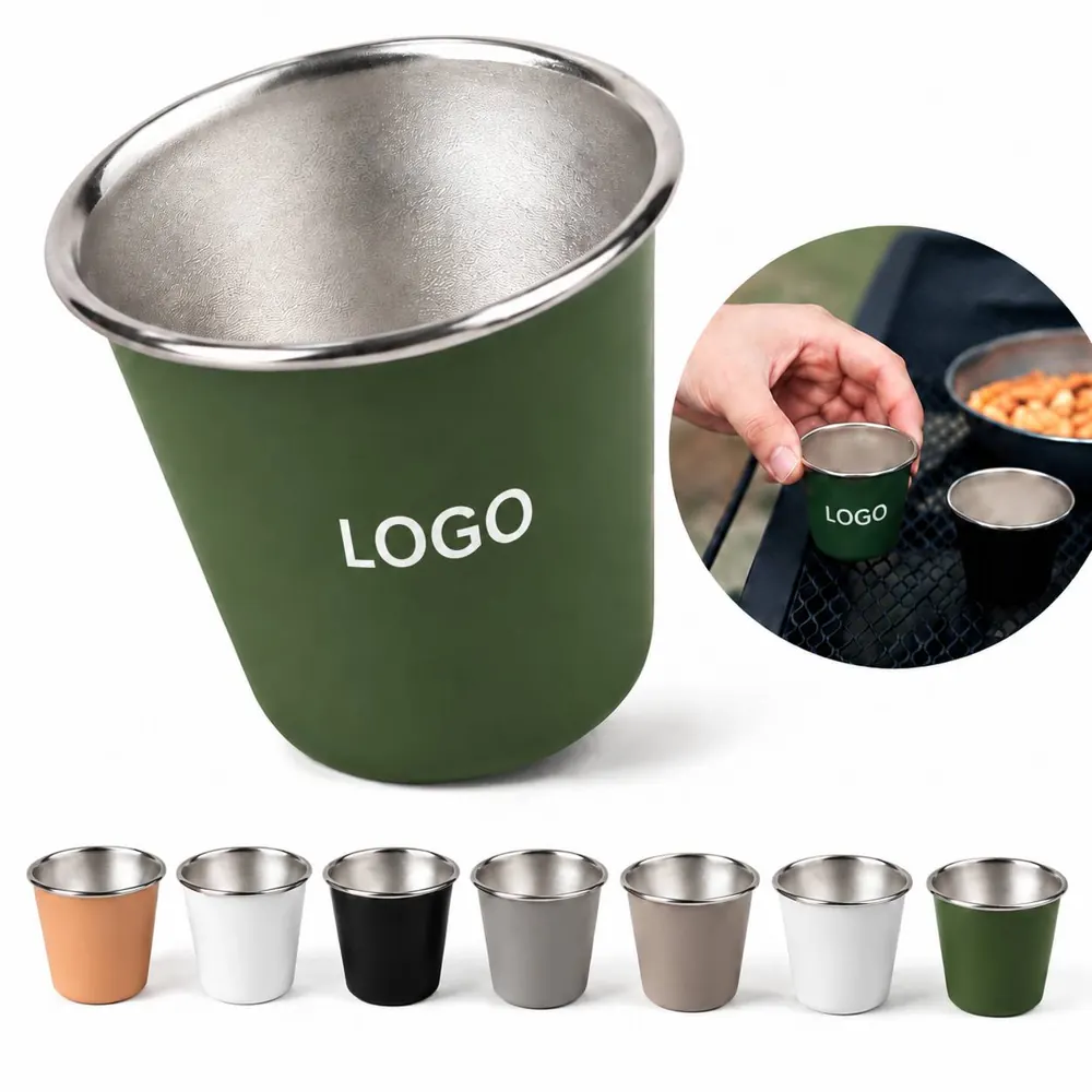 50ML Stackable Stainless Steel Beer Mug for Travel