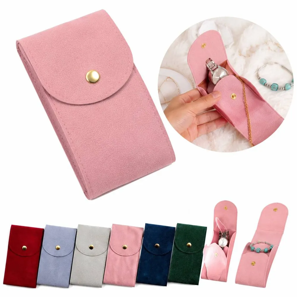 Portable Watch Travel Case with Soft Lining for Secure 2
