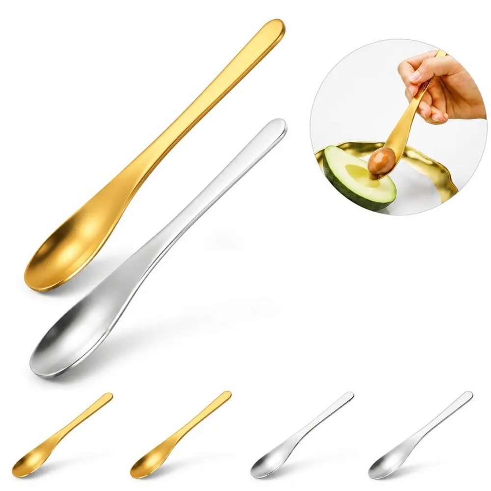 304 Stainless Steel Seed Remover Spoon with Pointed Tip 2