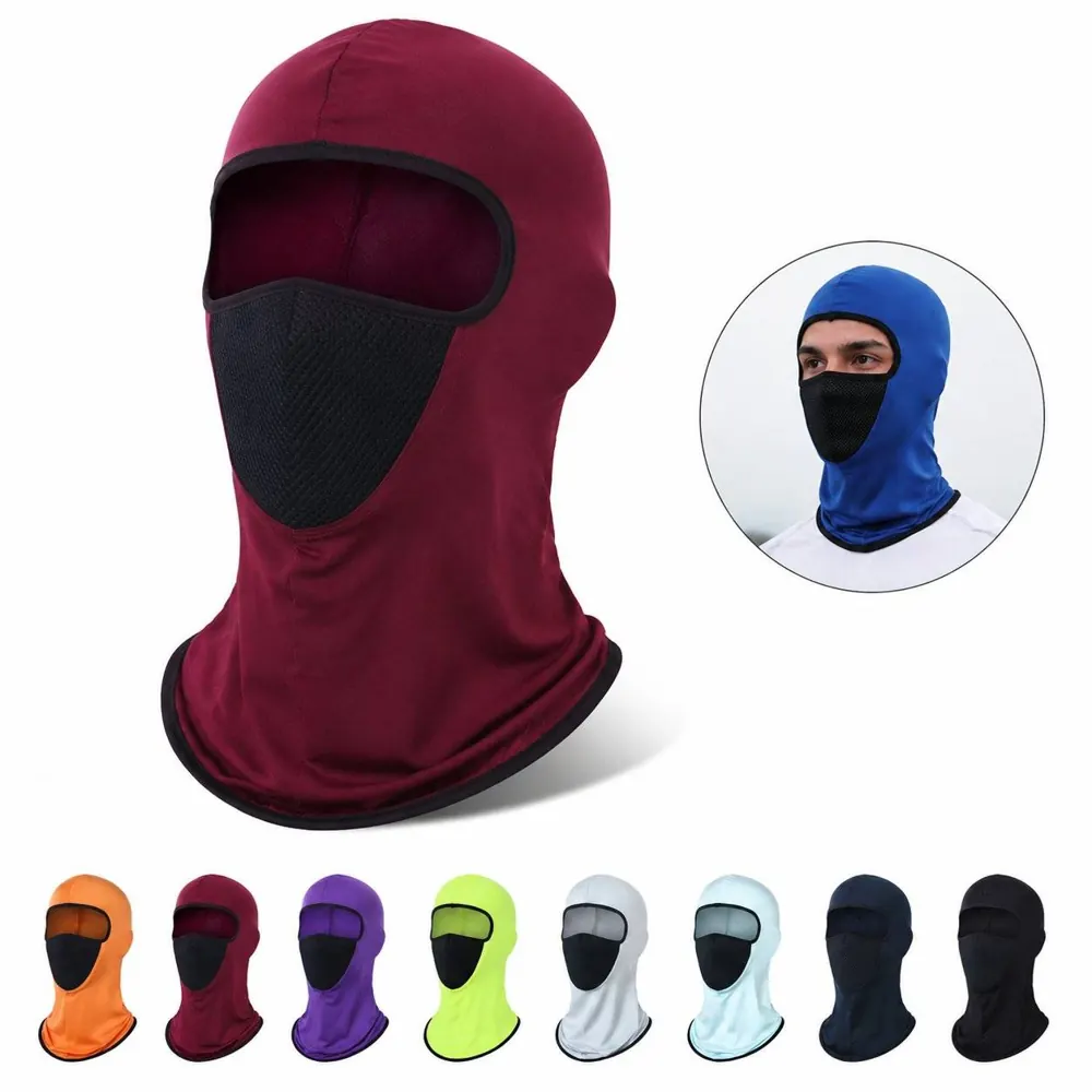 Breathable Mesh UV Face Mask Full Coverage for Outdoor Use 2