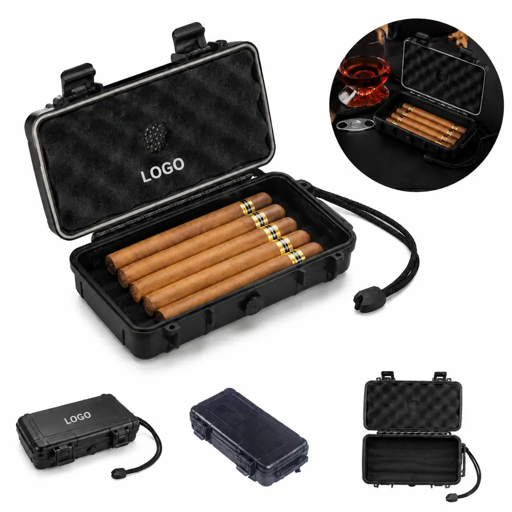 Crushproof Travel Cigar Case with Humidity Control