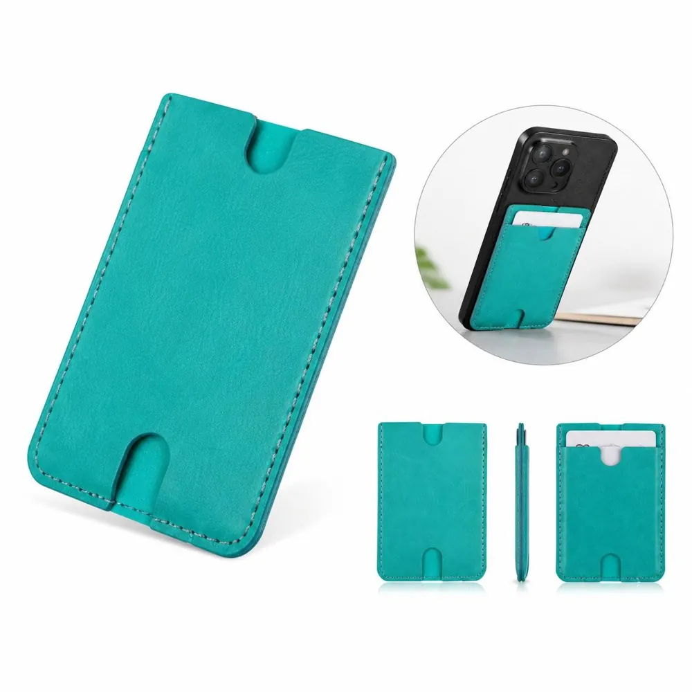 PU Leather Finger Ring Phone Wallet with Card Slots 2
