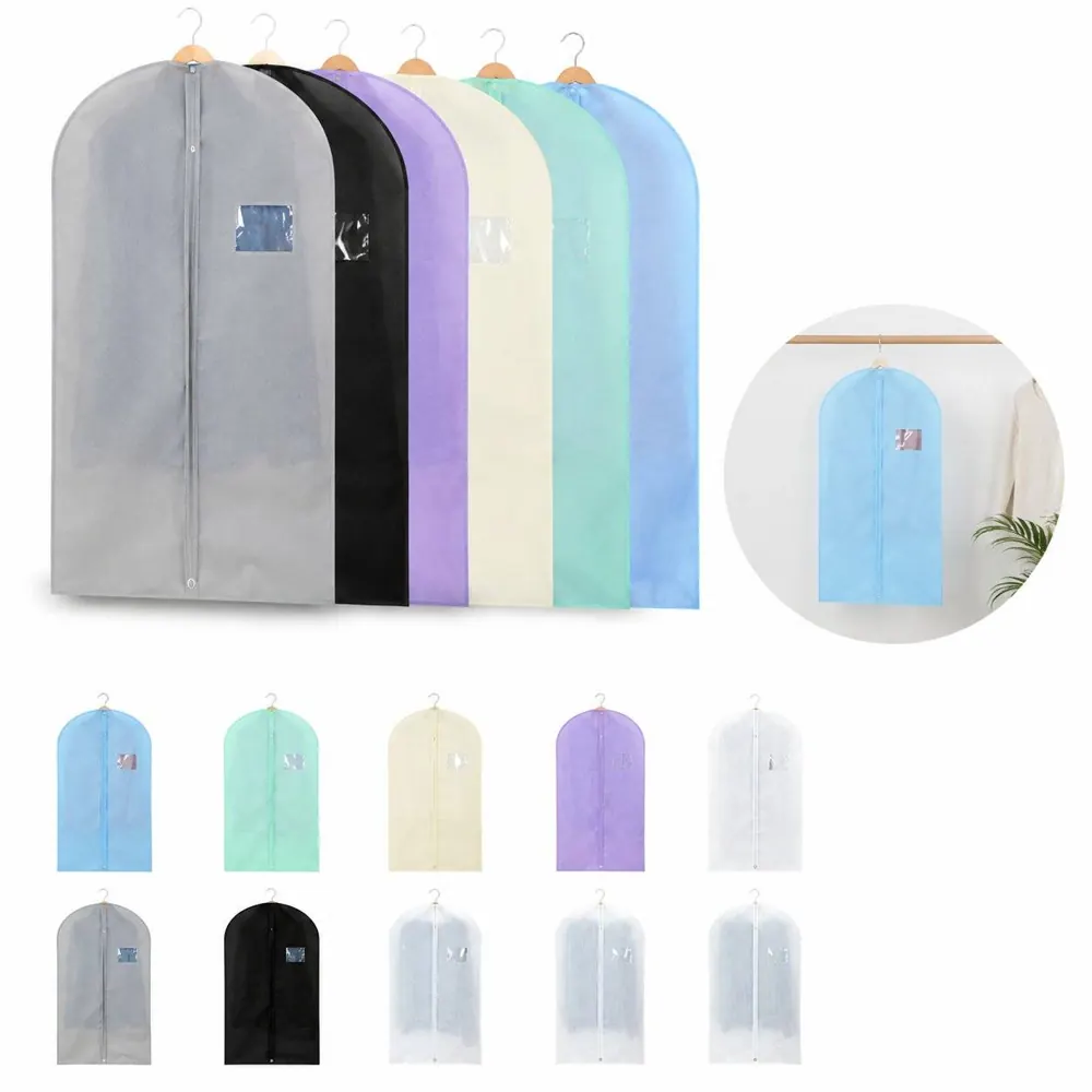 Tear-Resistant Garment Dust Cover Bag with Transparent 2