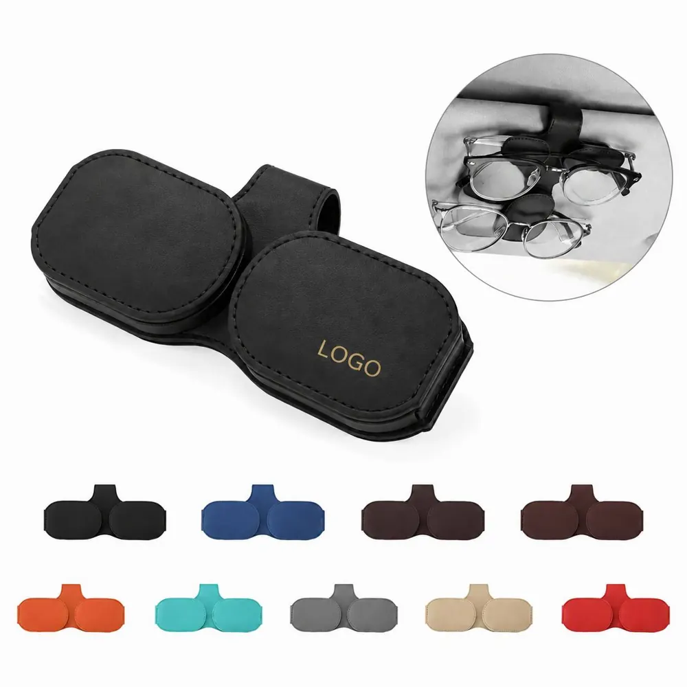 Magnetic Car Glasses Clip Double-Sided for Visor Sun Shade