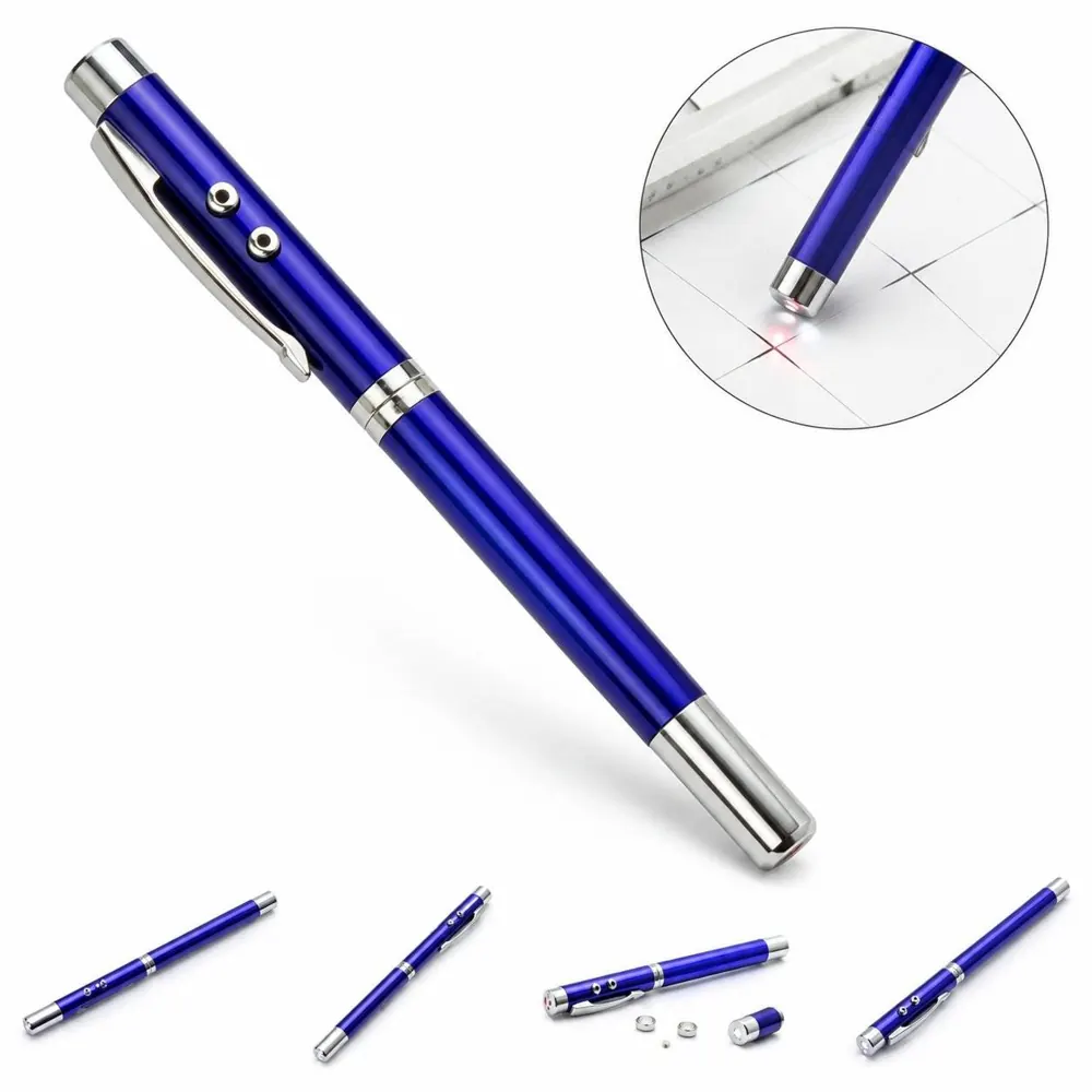 4-in-1 Retractable Ballpoint Pen, Black Blue Red Green 2