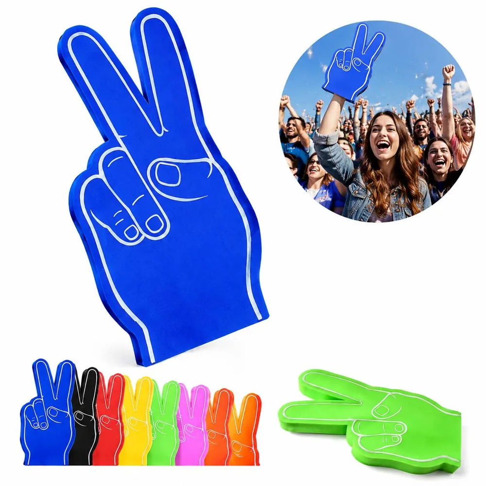 EVA Foam Victory Hand Sign for Party Photo Prop 2