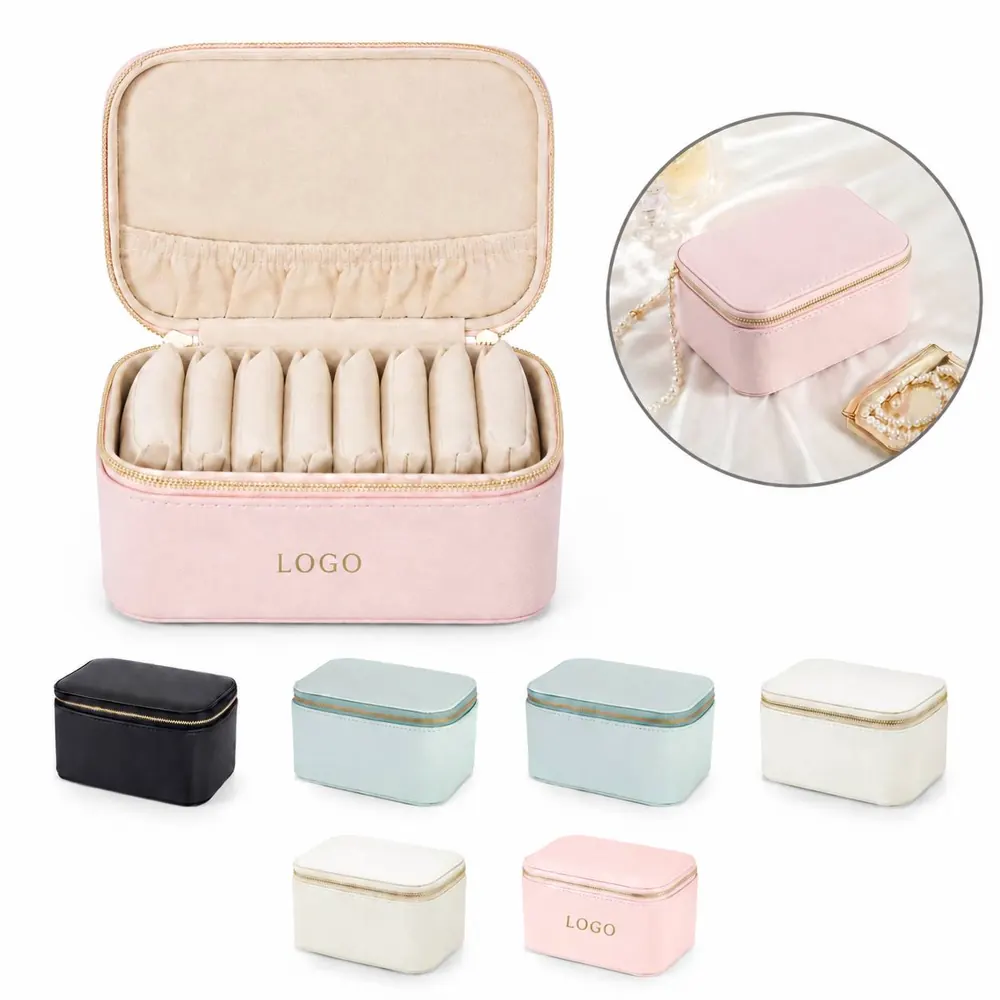 Waterproof PU Jewelry Box with Soft Lining