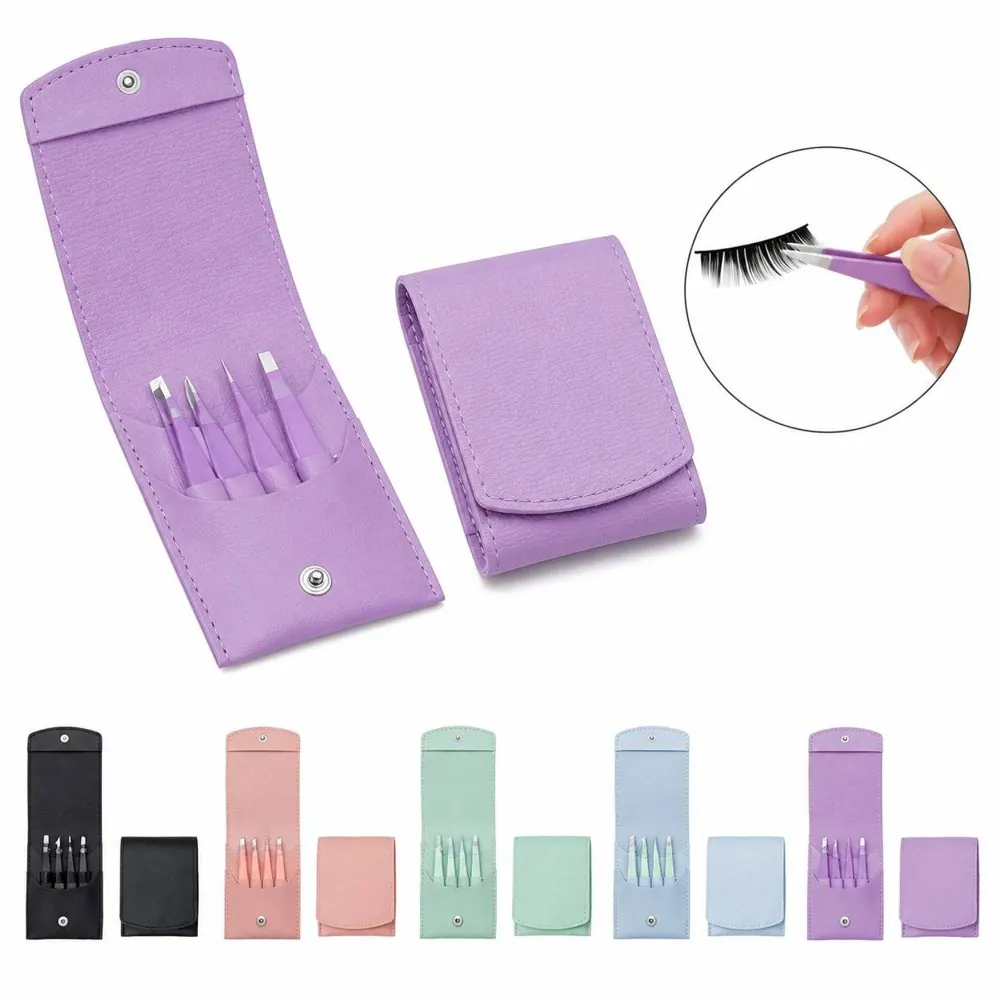 4-in-1 Precision Lash Tweezer Set with Travel Case 2