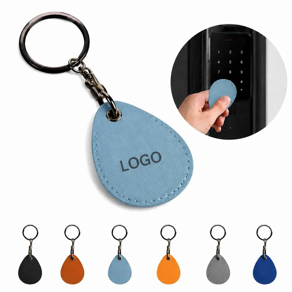 PU Leather Access Card Holder with Clear Window