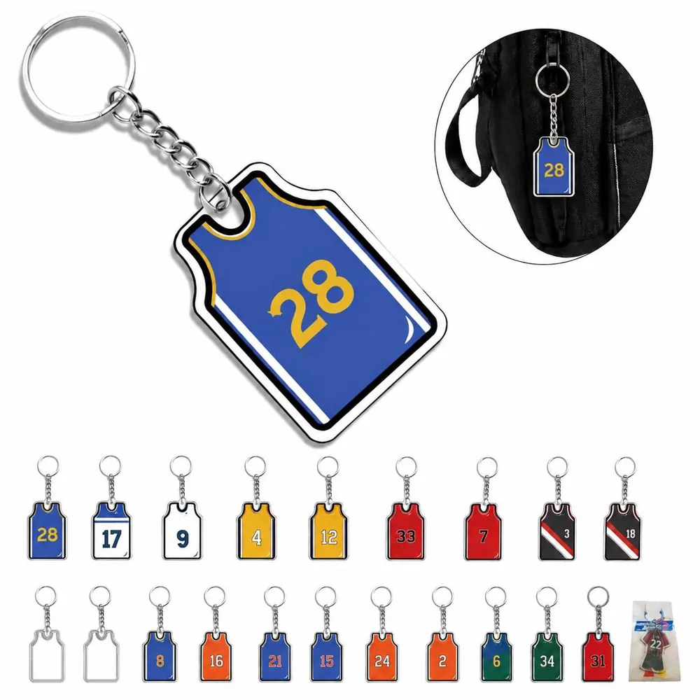 Custom Basketball Acrylic Keychain Pendant for Fans 2