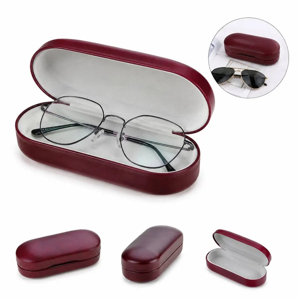 2-in-1 Eyeglasses Case Double Layer Protective Holder 2