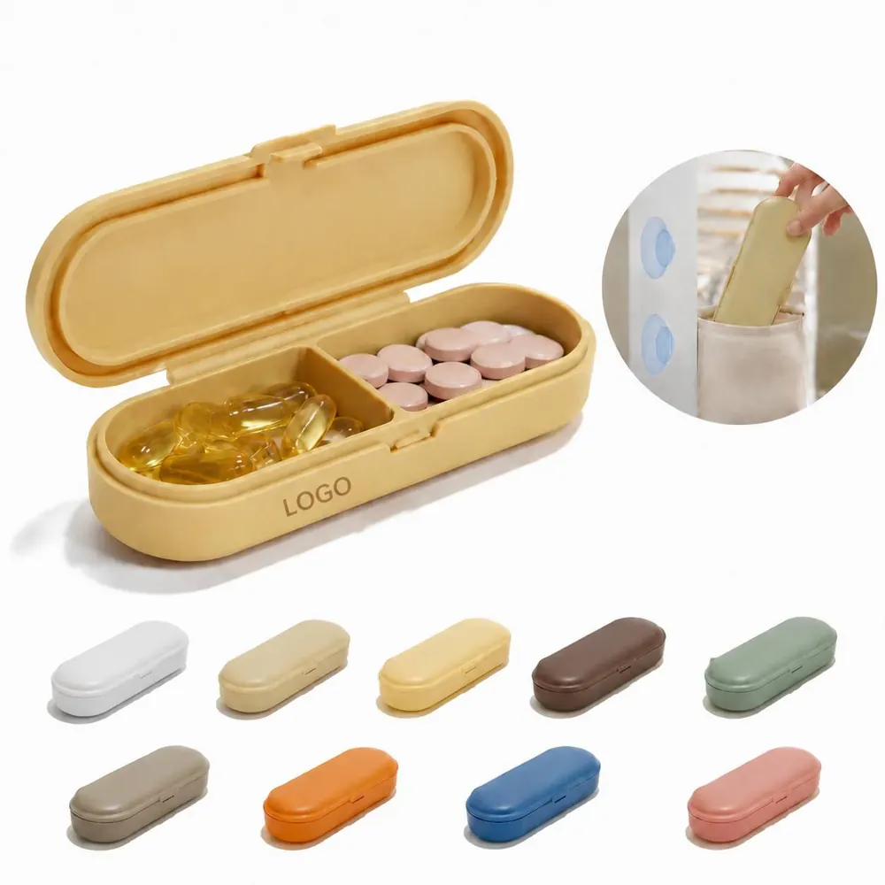 Mini Magnetic Lightproof Pill Box for Travel