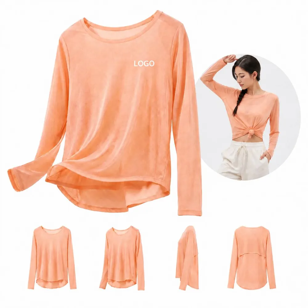 Women's Seamless Yoga Cover-Up Racerback Breathable Top
