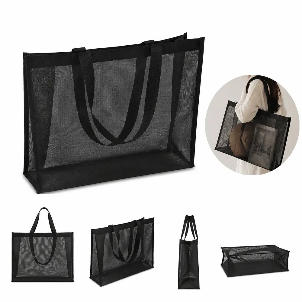 Large Capacity Mesh Shopping Bag for Beach & Grocery 2