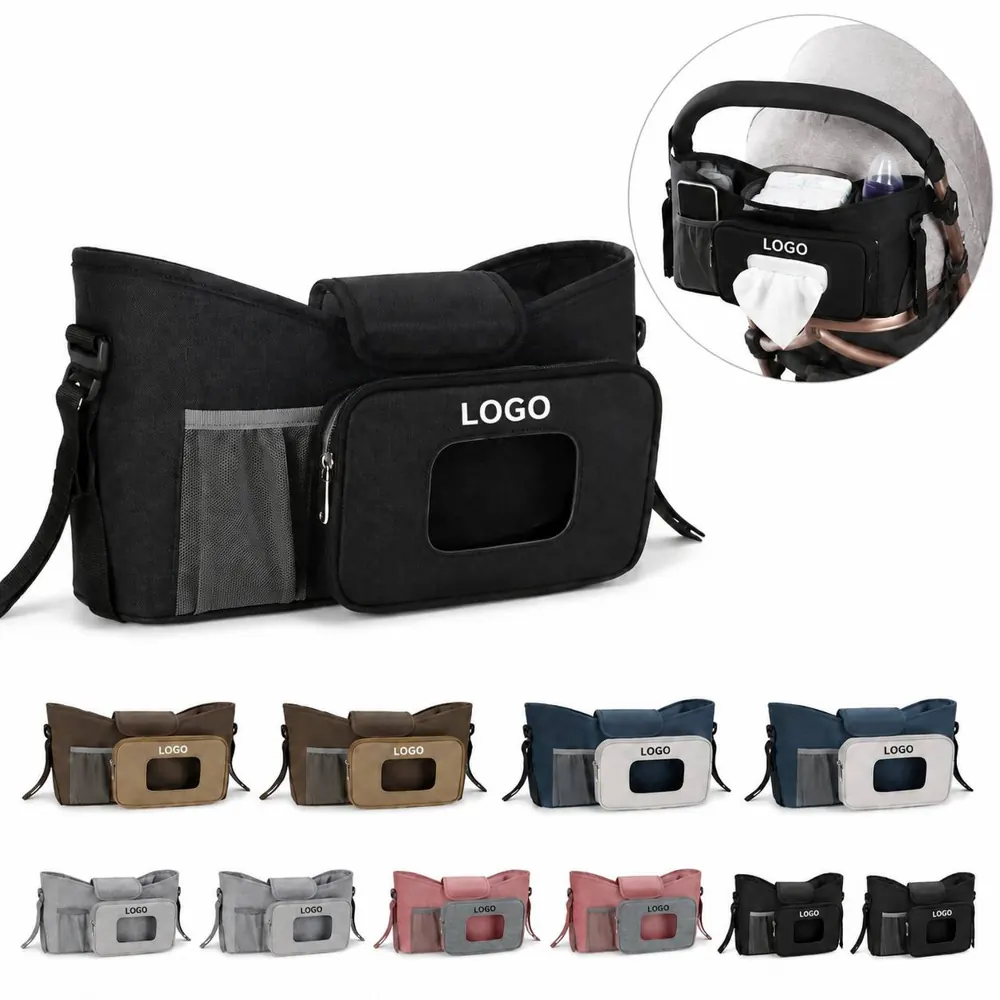 Insulated Stroller Organizer with Multiple Compartments
