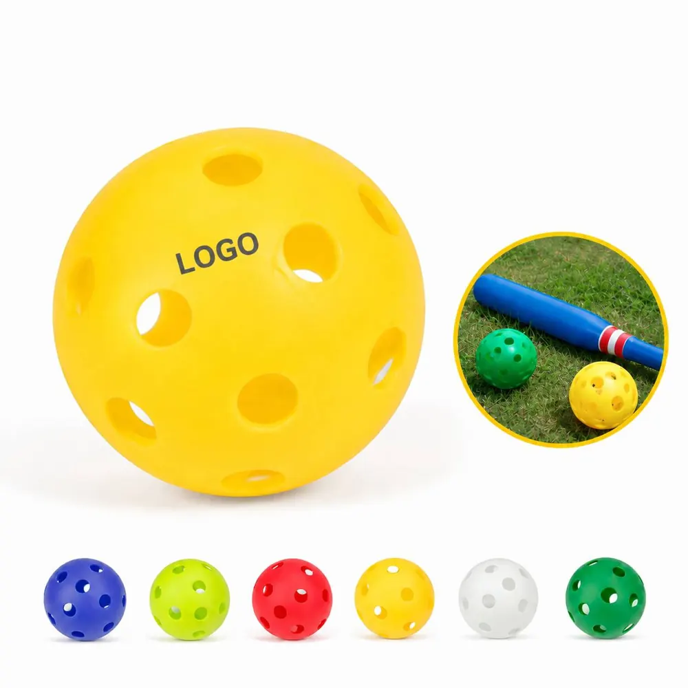 26 Hole Super Soft Indoor Pickleball for Smooth Court Play