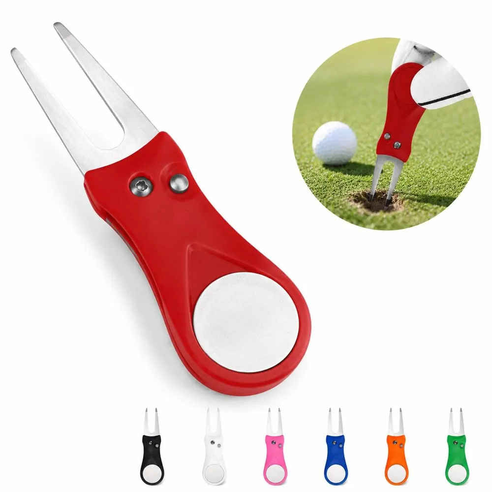 Stainless Steel Golf Pitch Mark Repair Tool with Comfort 2