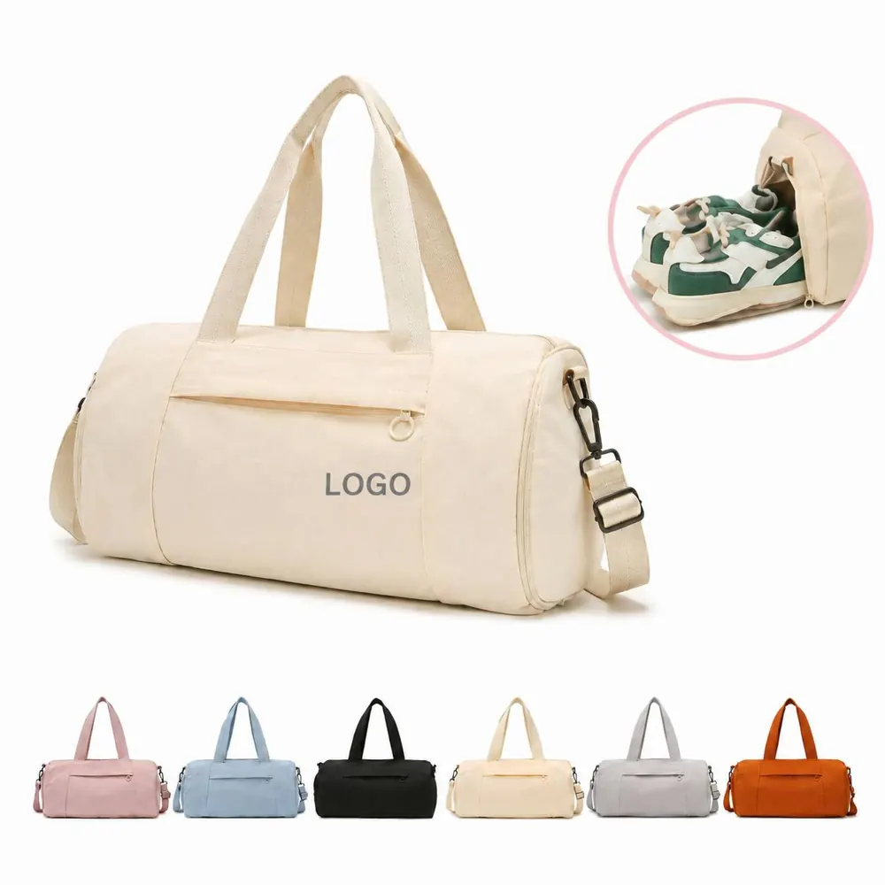 Multi-Compartment Travel Storage Bag with Reinforced Handles