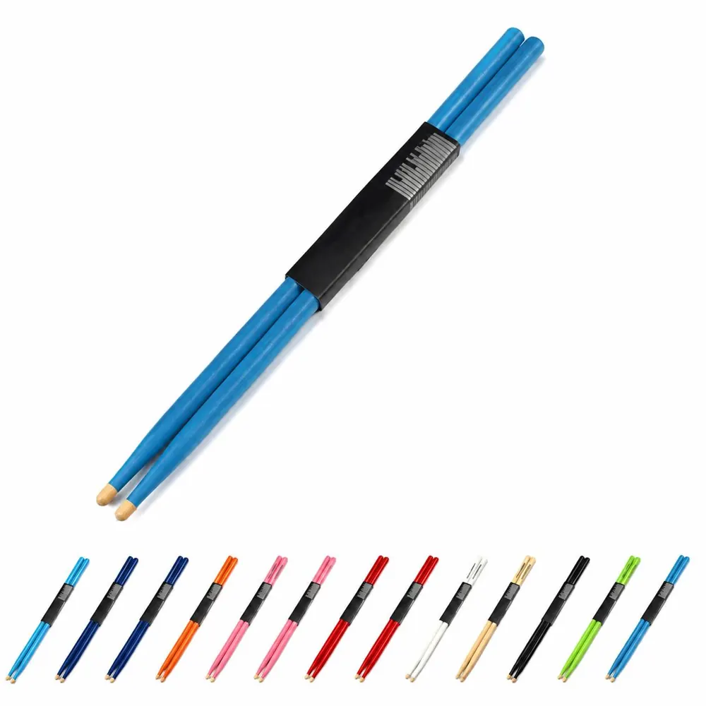 Premium Maple Drum Sticks for Smooth Rebound and Grip 2