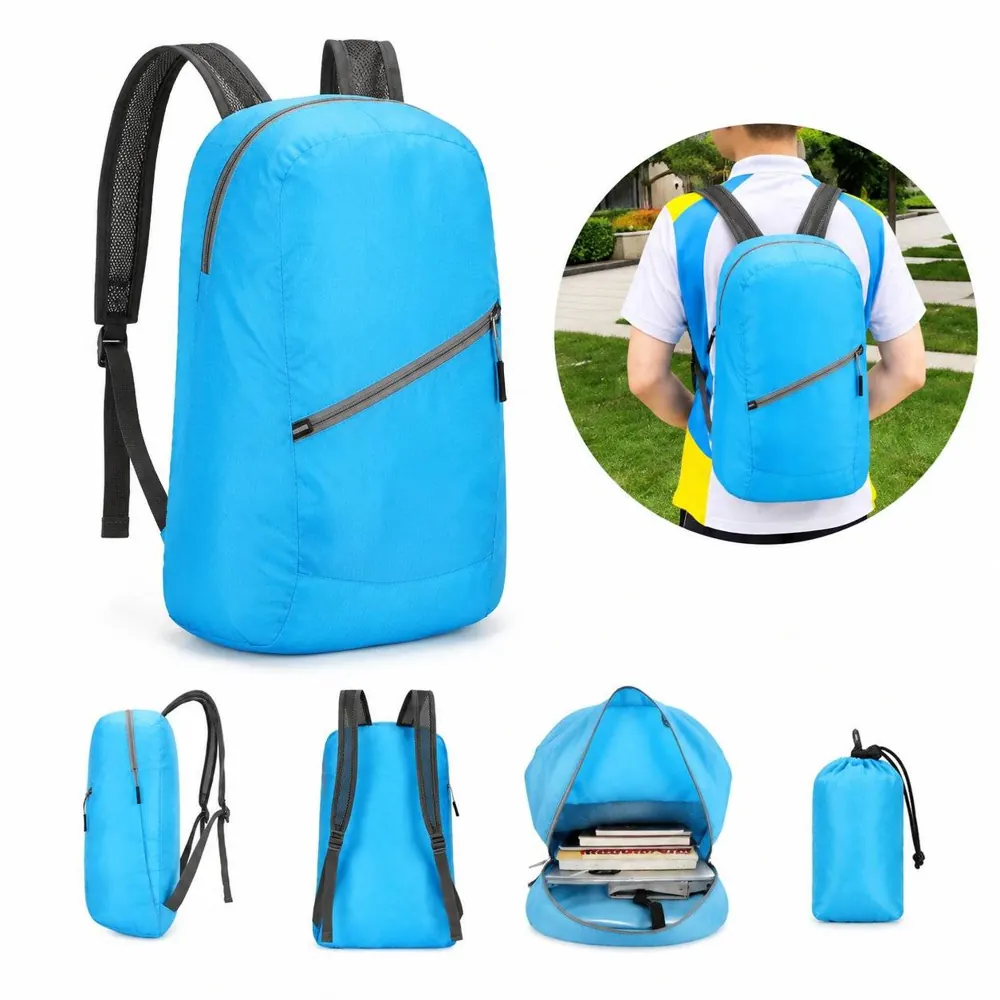 Foldable Oxford Backpack for Travel, Custom Logo 2