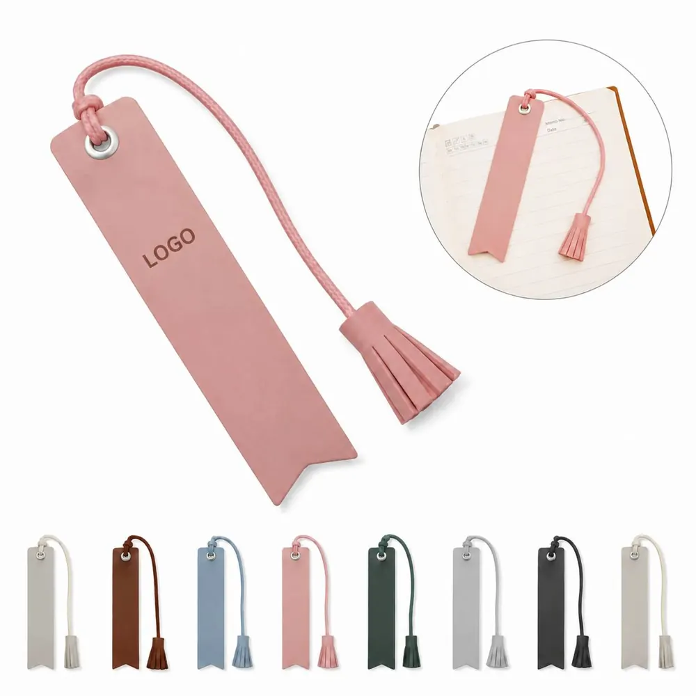 Leather Tassel Bookmark for Reading, Elegant Page Marker