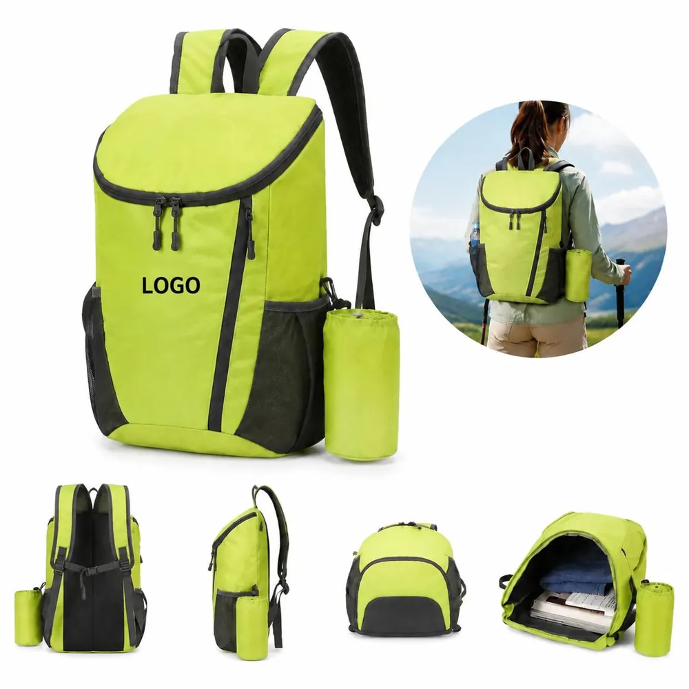 Waterproof Foldable Travel Backpack with Adjustable Straps