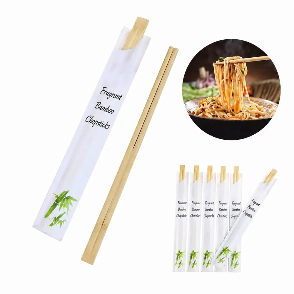 Disposable Natural Bamboo Chopsticks for Fast Food Dining 2