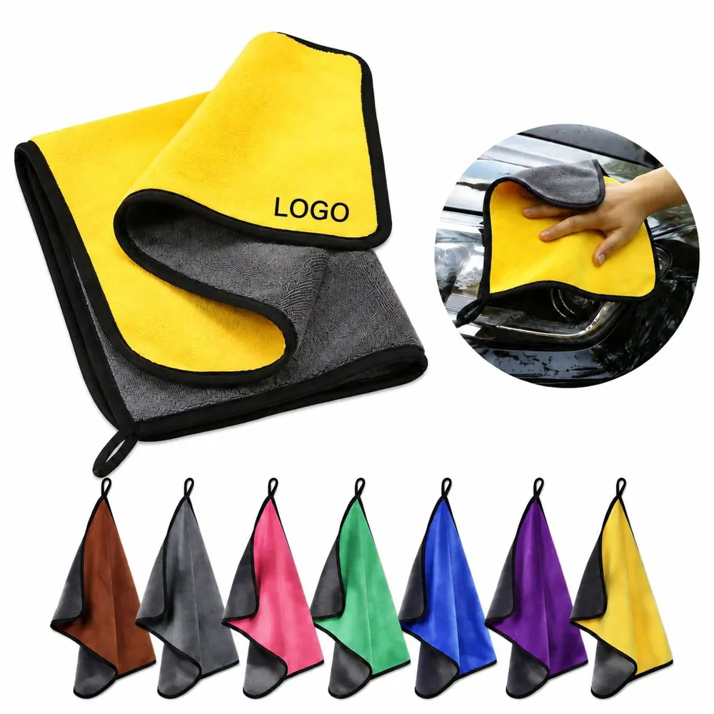 Dual Sided Microfiber Car Cleaning Towels, Scratch-Free