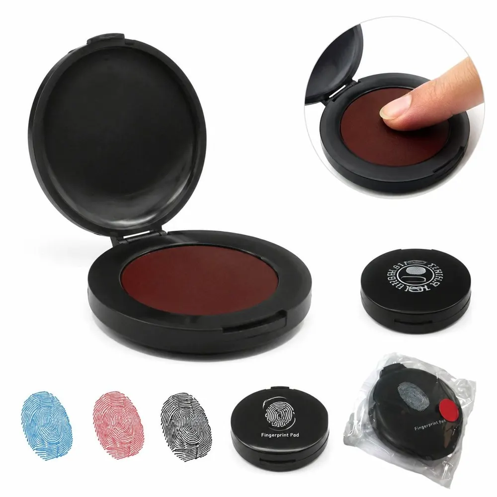 Professional Fingerprint Ink Pads for Clear, Smudge-Free 2